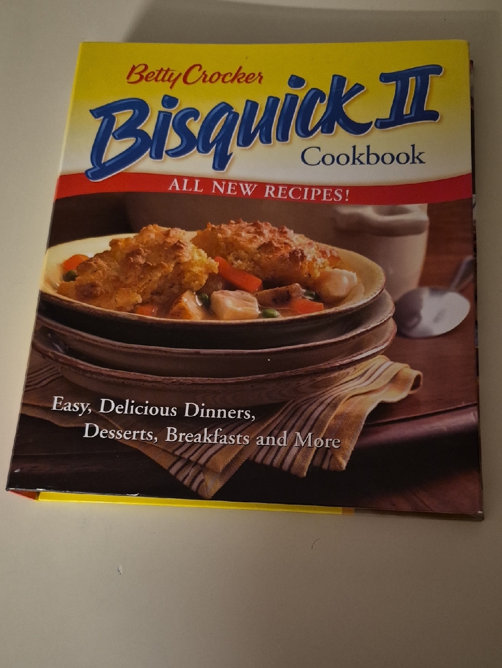 Betty Crocker Bisquick II Cookbook Hardcover Spiral Bound
